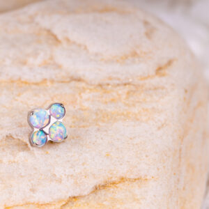 Naïa - Clou d'oreille aux pierres lumineuses