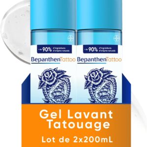 BepanthenTattoo Gel Lavant - Nettoyant doux tatouage